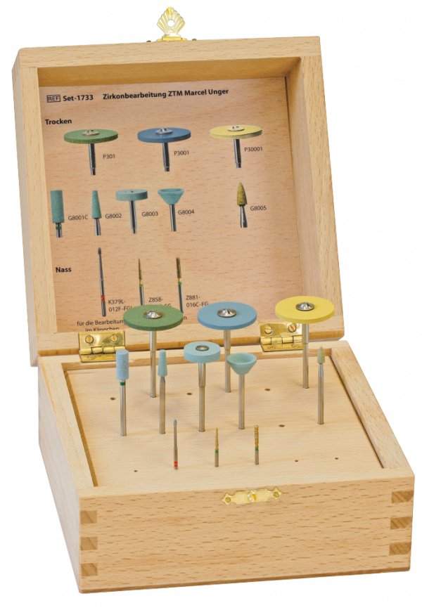 Zirkonbearbeitungs-Set nach Marcel Unger SET-1733