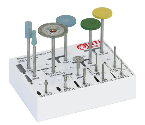 Zirkon-Bearbeitungs-Set SET-1754 – NTI-Kahla, Laboratory Rotary Instruments