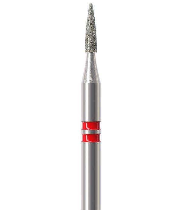 Diamantinstrument HP Zirkonbearbeitung, Flamme K861-014F-HP – NTI-Kahla, Diamanten