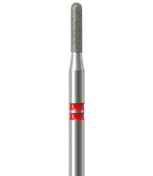 Diamantinstrument HP Zirkonbearbeitung, Zylinder K881-016F-HP – NTI-Kahla, Diamonds