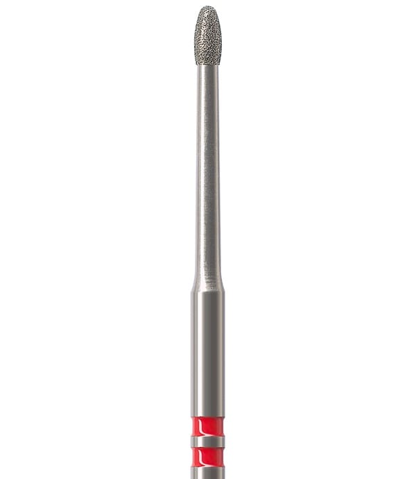 Diamantinstrument Zirkonbearbeitung, Ei K379L-012F-FGL – NTI-Kahla, Diamanten