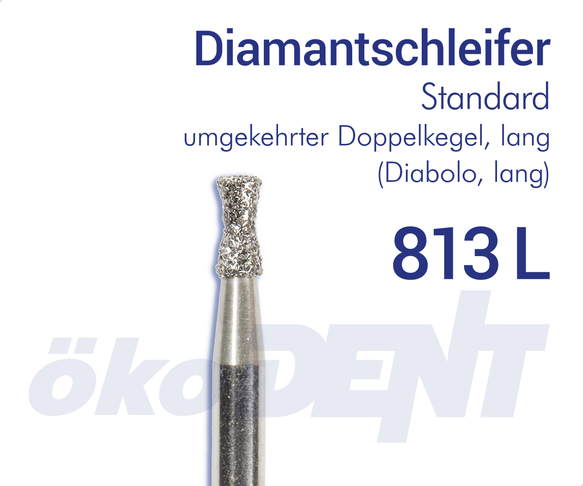 Diamantschleifer Spitz lang / Diamond Bur Pointed Long 813L