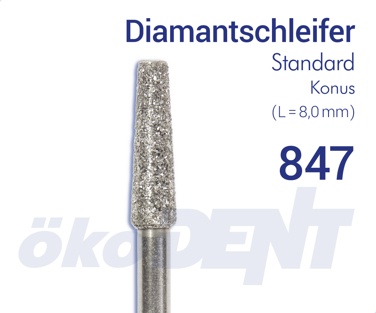 Standard-Diamant 847 - Konus – ökoDENT, Diamond Burs