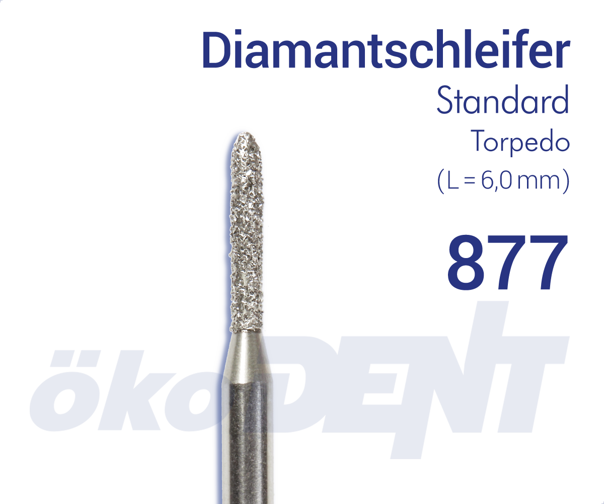 Diamantschleifer Torpedo / Diamond Bur Torpedo