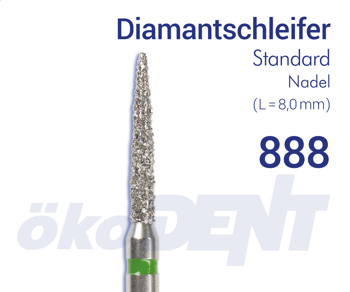 Standard-Diamant 888 - Nadelform – ökoDENT, Diamond Burs