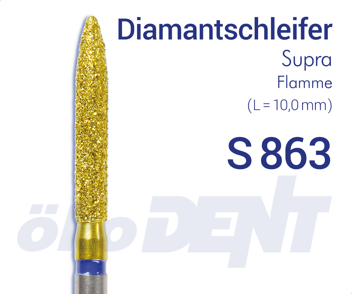 Supra-Diamant S863 - Flamme – ökoDENT, Diamond Burs