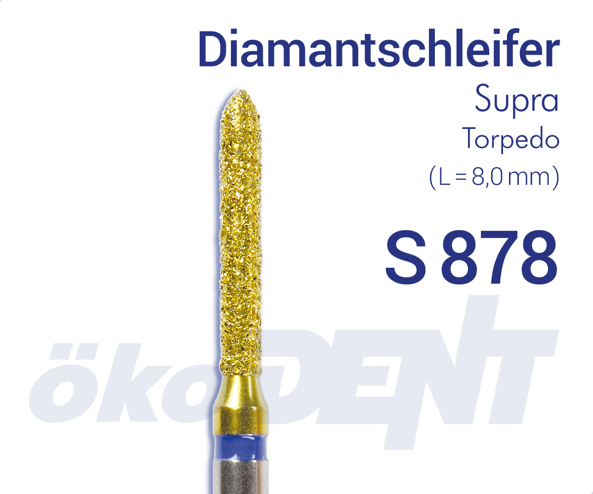 Supra-Diamant S878 - Torpedo – ökoDENT, Diamond Burs