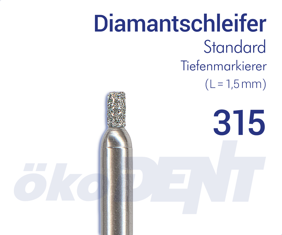 Standard-Diamant 315 - Tiefenmarkierer 1,5mm