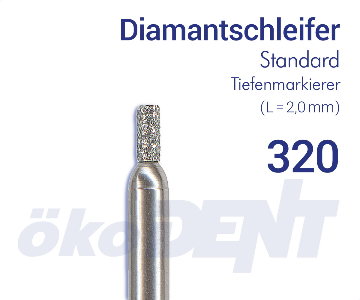Standard-Diamant 320 - Tiefenmarkierer 2,0mm