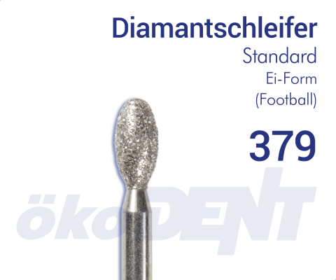 Standard-Diamant 379 - Eiform (Football) – ökoDENT, Diamond Burs