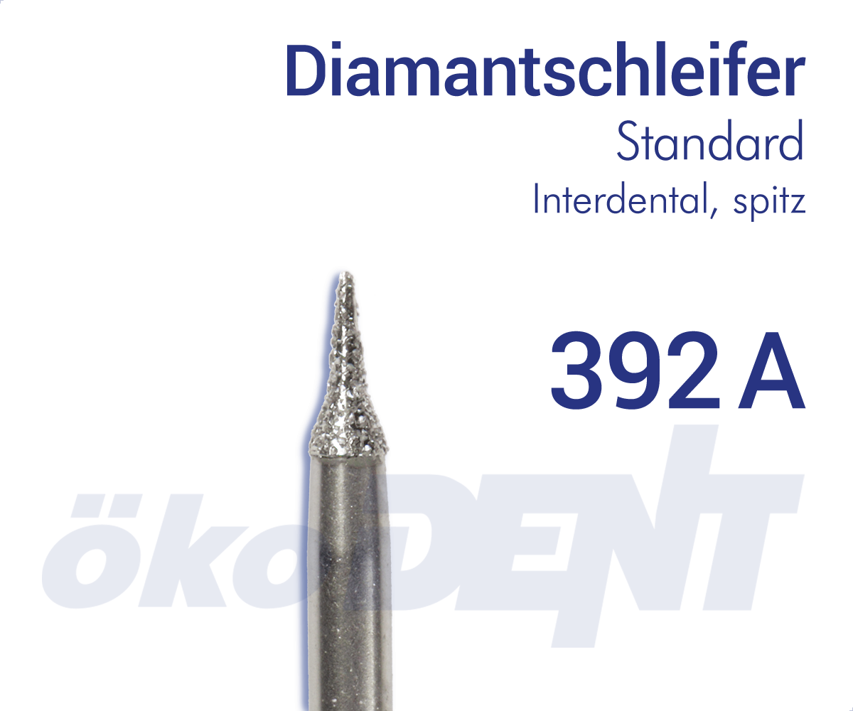 Standard-Diamant 392A - Interdental, Spitze – ökoDENT, Diamond Burs