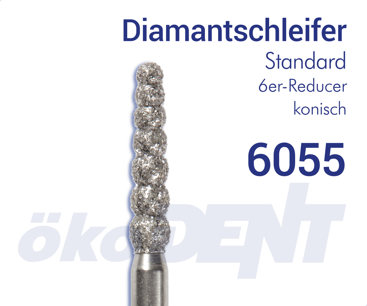 Standard-Diamant 6055 - Reducer, konisch, 7-er – ökoDENT, Lab Rotary Instruments