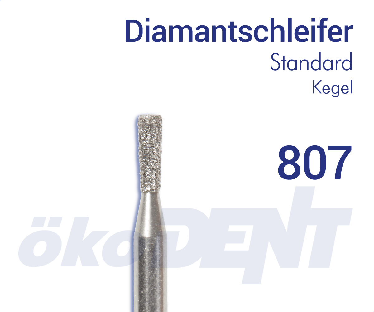 Standard-Diamant 807 - Kegel – ökoDENT, Diamond Burs