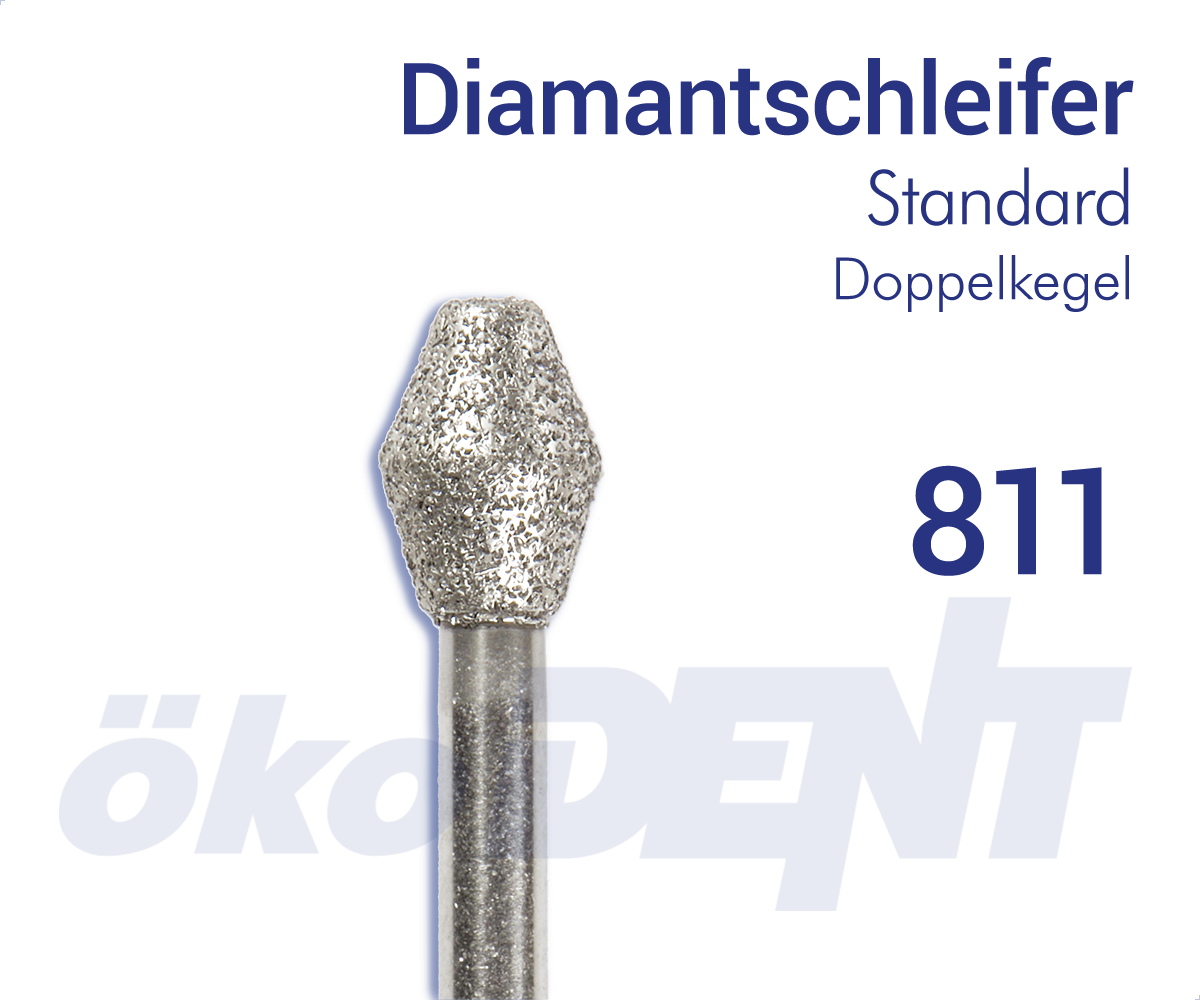 Standard-Diamant 811 - Doppelkegel – ökoDENT, Lab Rotary Instruments