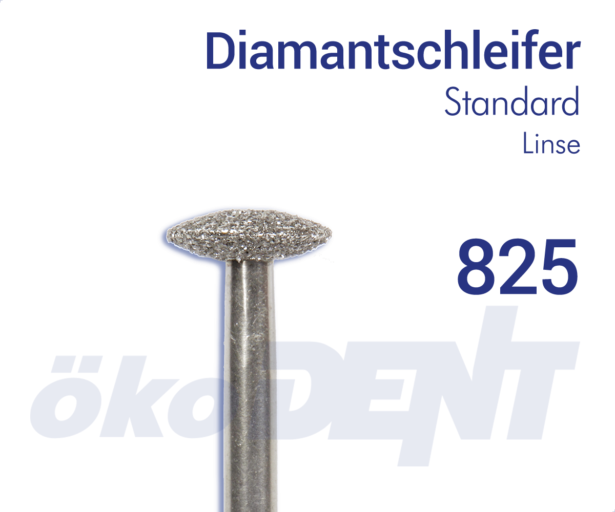 Standard-Diamant 825 - Linse – ökoDENT, Diamond Burs