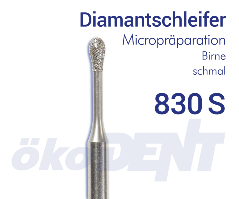 Micro-Diamant 830S - Birne, schmal