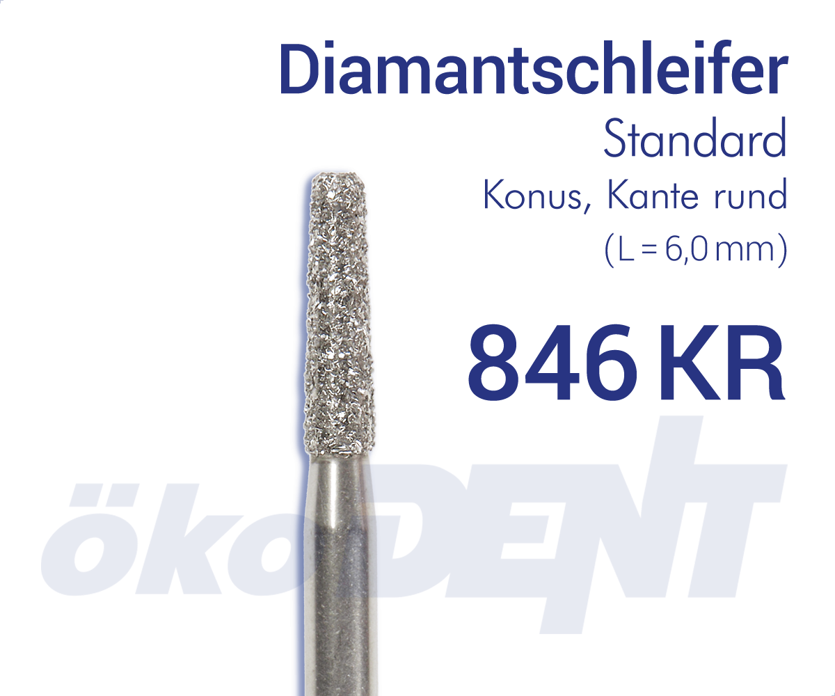 Diamantschleifer Spezialform KR / Diamond Bur Special KR 846KR