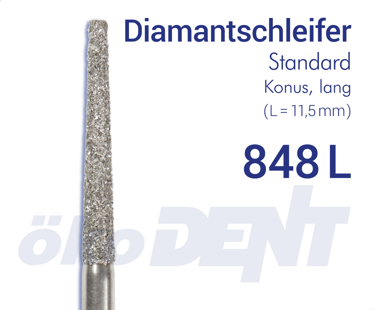Diamantschleifer Konus lang / Diamond Bur Cone Long