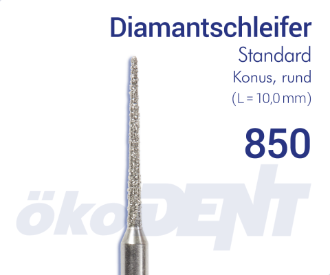 Standard-Diamant 850 - Konus, rund – ökoDENT, Diamond Burs