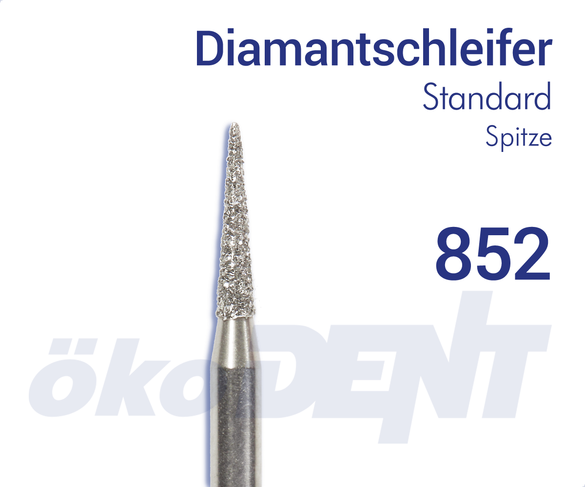 Standard-Diamant 852 - Spitze – ökoDENT, Diamond Burs