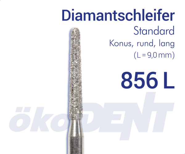 Standard-Diamant 856L - Konus, lang, rund