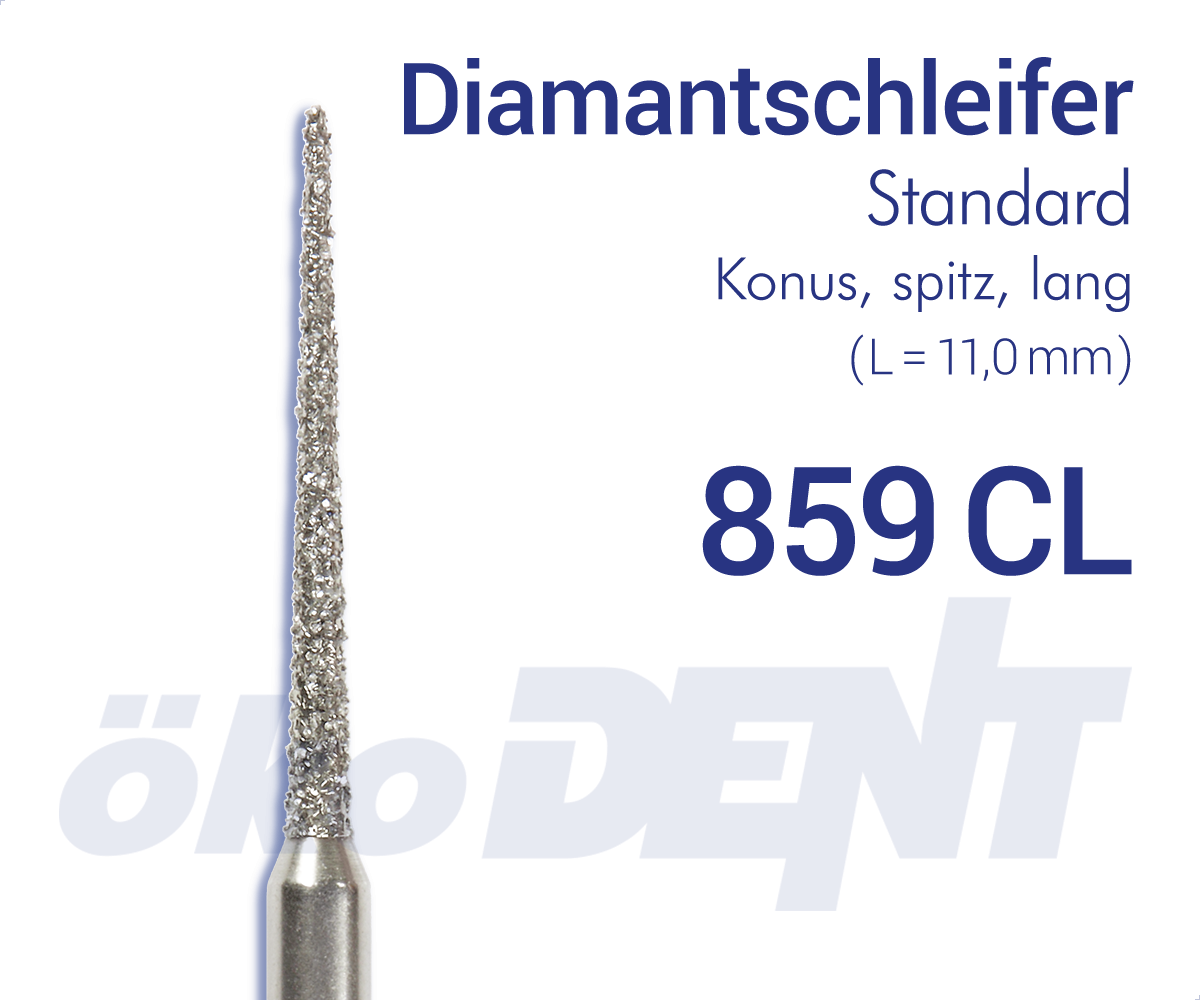 Diamantschleifer Nadelform CL / Diamond Bur Needle CL