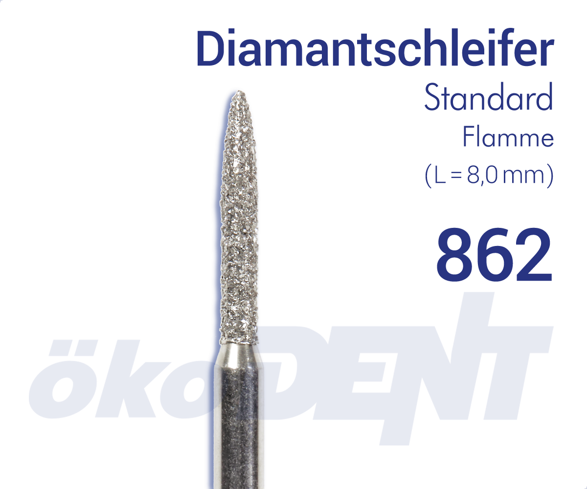 Diamantschleifer Flamme / Diamond Bur Flame