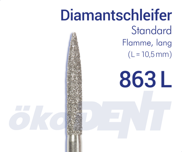 Standard-Diamant 863L - Flamme, lang