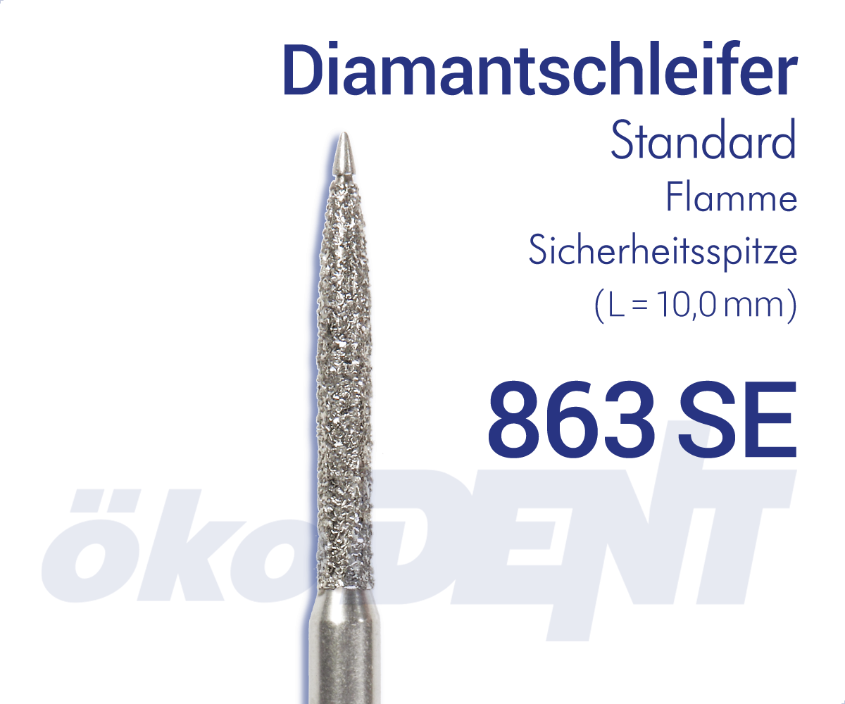 Diamantschleifer Flamme SE / Diamond Bur Flame SE