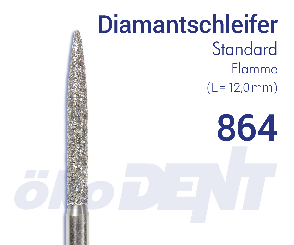 Standard-Diamant 864 - Flamme – ökoDENT, Lab Rotary Instruments