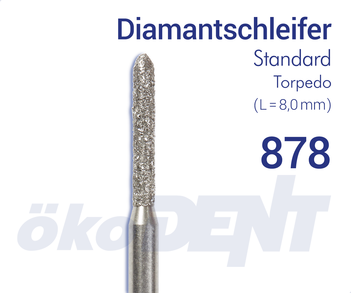 Standard-Diamant 878 - Torpedo – ökoDENT, Diamond Burs