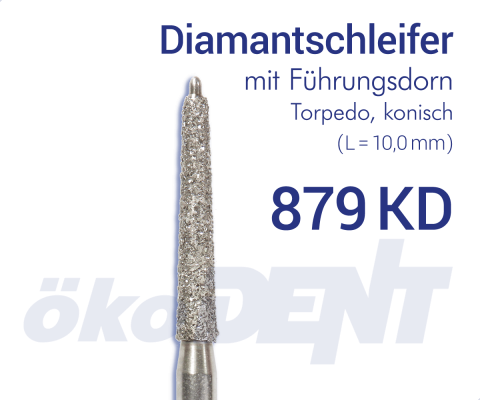 Führungsdorn-Diamant 879KD - Torpedo, konisch
