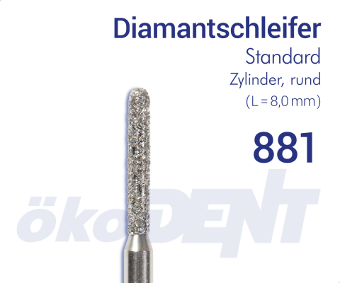 Diamond Instrument 881 - Chamfer Preparation
