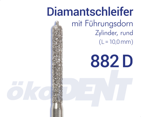 Diamond Instrument 882D - Chamfer Preparation with Guide Mandrel