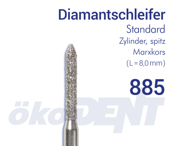 Standard-Diamant 885 - Zylinder, spitz - Marxkors