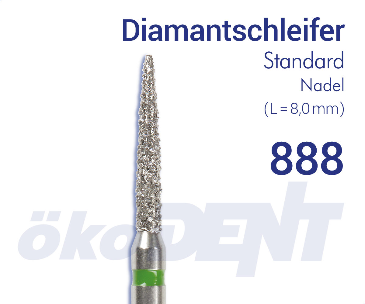 Standard-Diamant 888 - Nadelform – ökoDENT, Diamanten