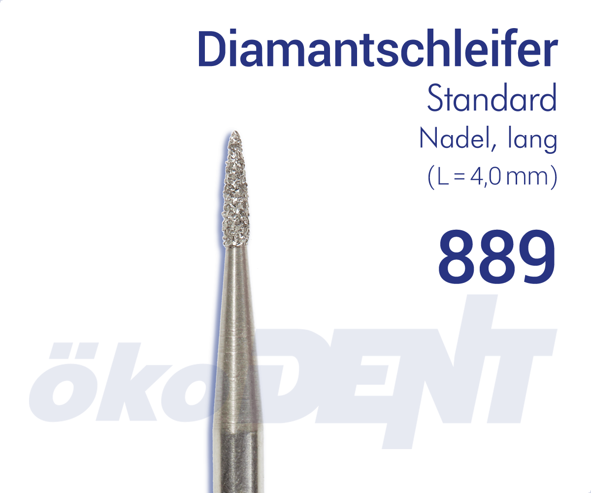 Diamantschleifer Fissur FGXL / Diamond Bur Fissure FGXL 889