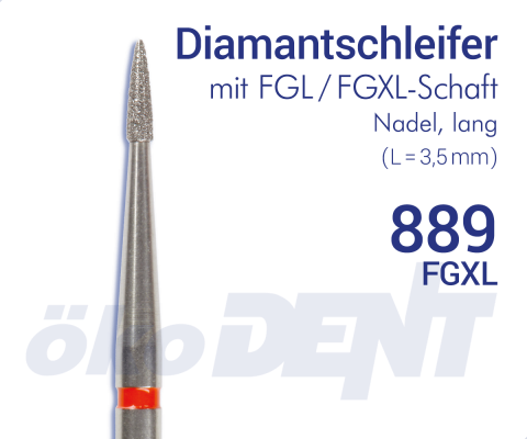 FGXL-Diamant 889 - Nadelform, lang