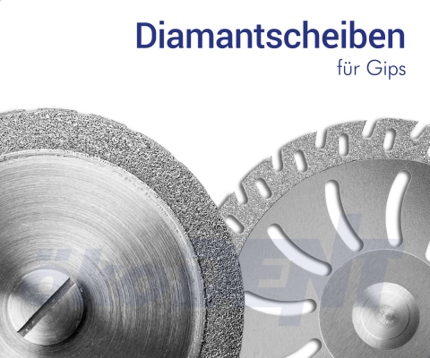 Diamantscheiben für Gips