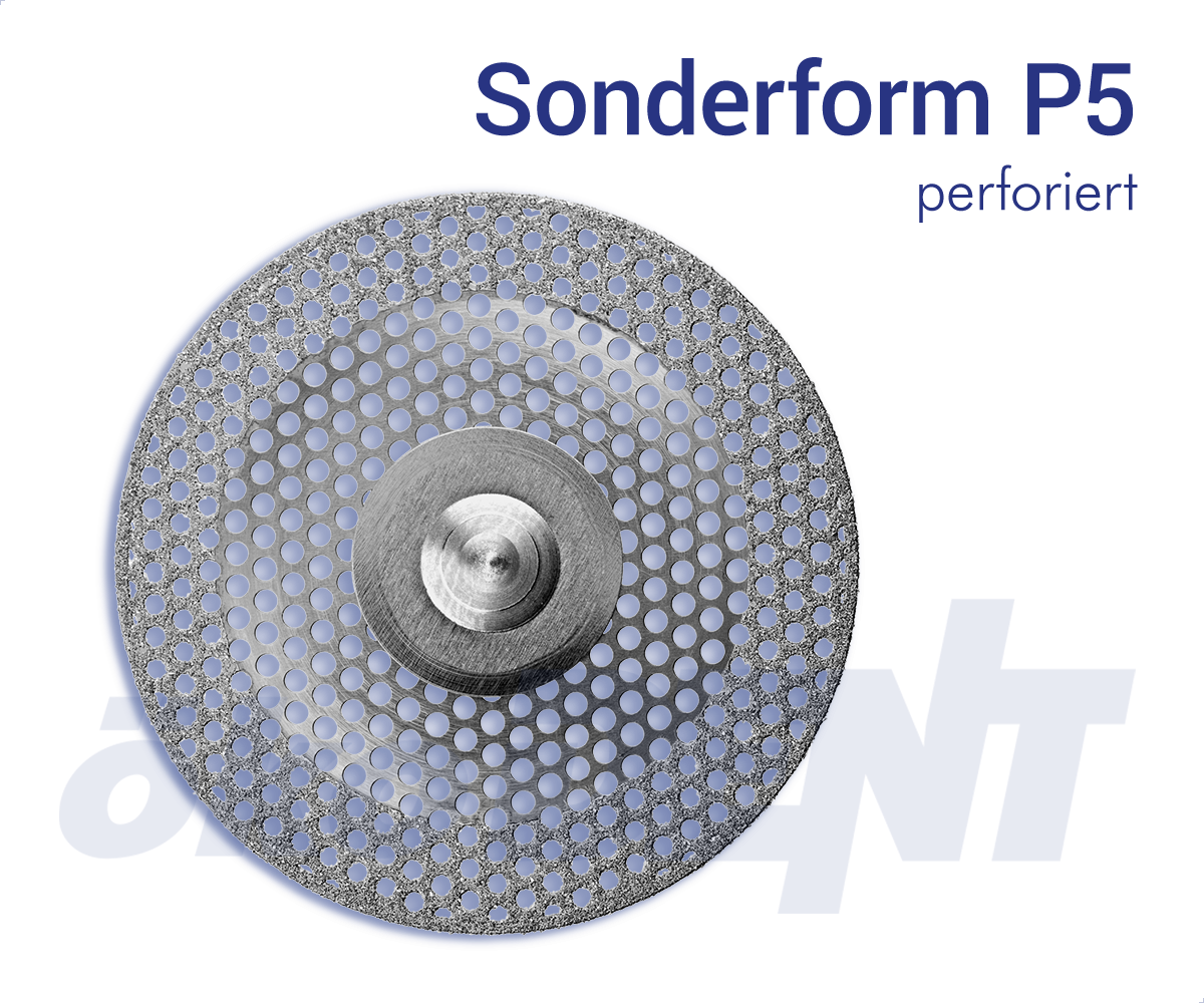 Sonderform P5 - perforiert – ökoDENT, Lab Rotary Instruments