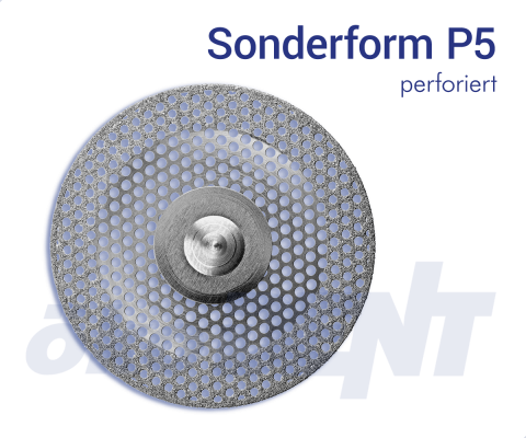 Sonderform P5 - perforiert – ökoDENT, Diamond Discs