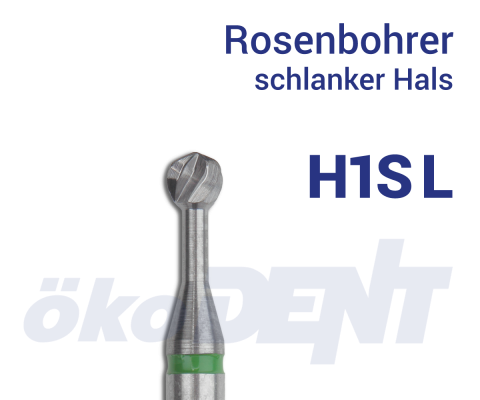 Rosenbohrer H1S L – ökoDENT, Lab Rotary Instruments