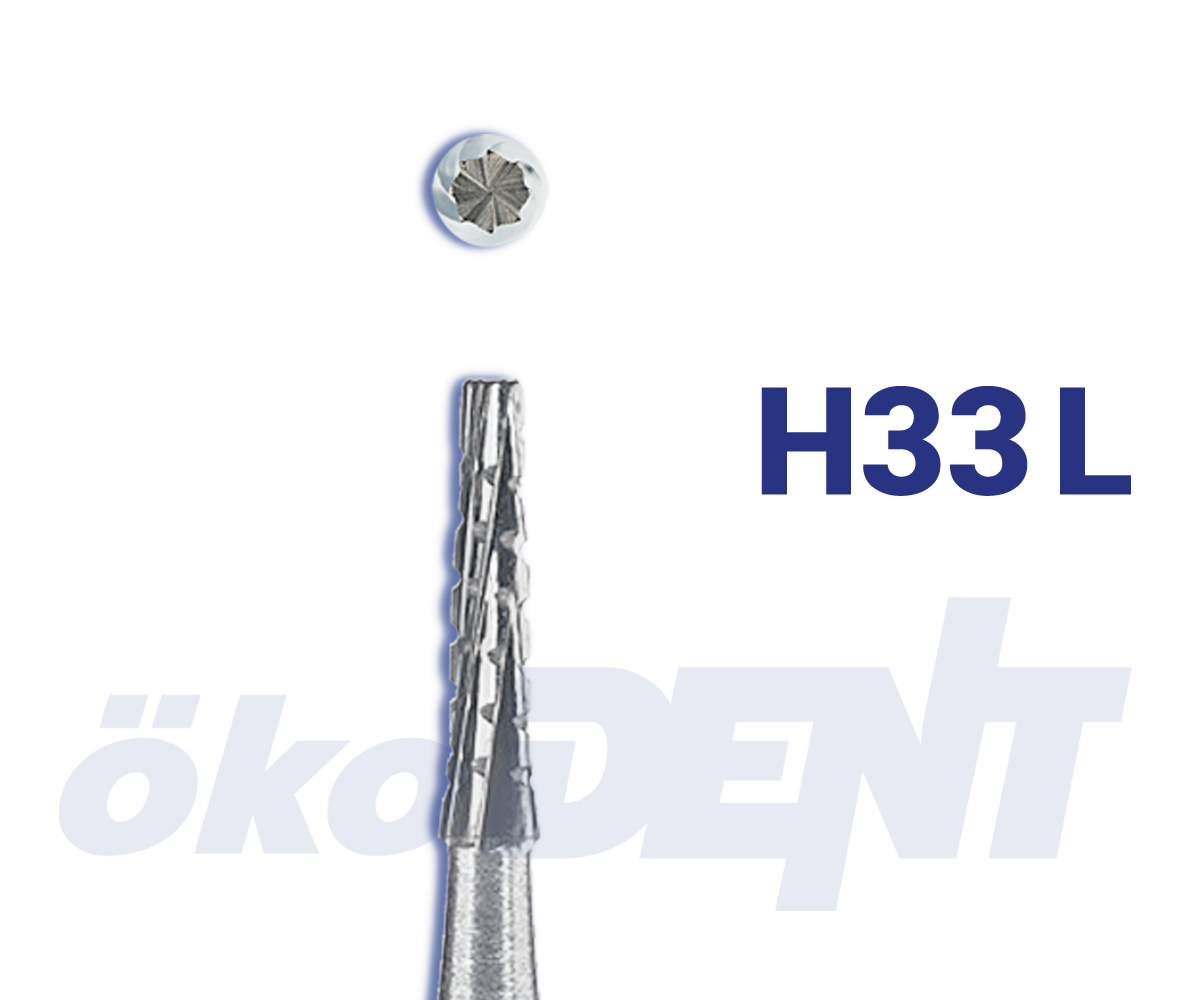 Hartmetallbohrer 33L / Tungsten Carbide Bur 33L
