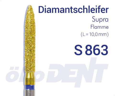 Supra-Diamant S863 - Flamme – ökoDENT, Diamond Burs