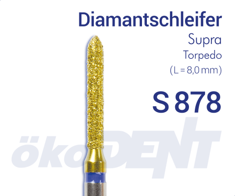 Supra-Diamant S878 - Torpedo – ökoDENT, Diamond Burs