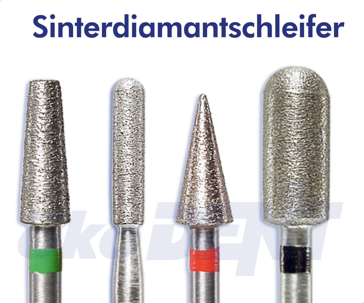 Sinterdiamantschleifer – ökoDENT, Lab Rotary Instruments