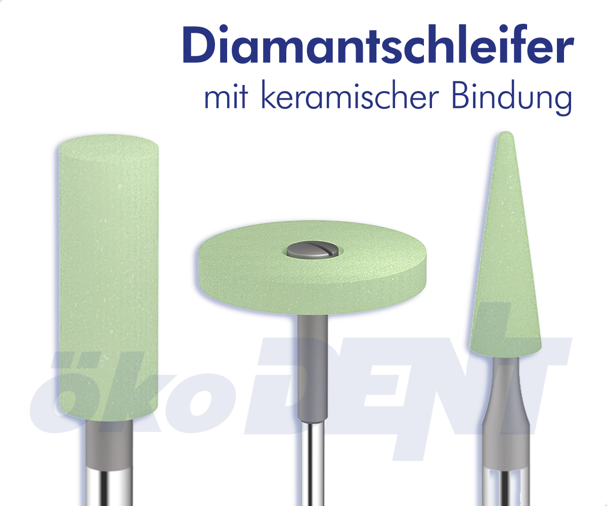 Diamantschleifer mit keramischer Bindung