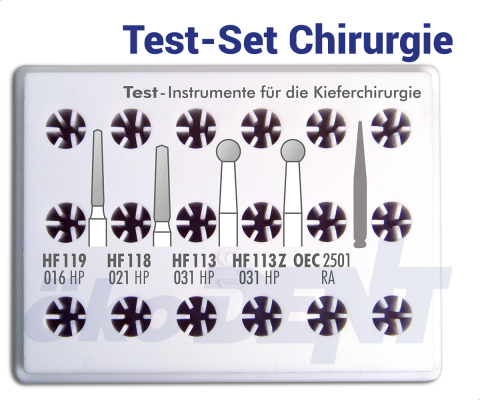 Test-Set Chirurgie – ökoDENT, Surgical Hand Instruments