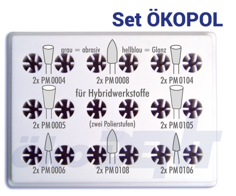 Polierer-Set - ÖKOPOL – ökoDENT, Finishing Kits