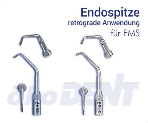 Endospitze, retrograde Anwendung (EMS kompatibel)